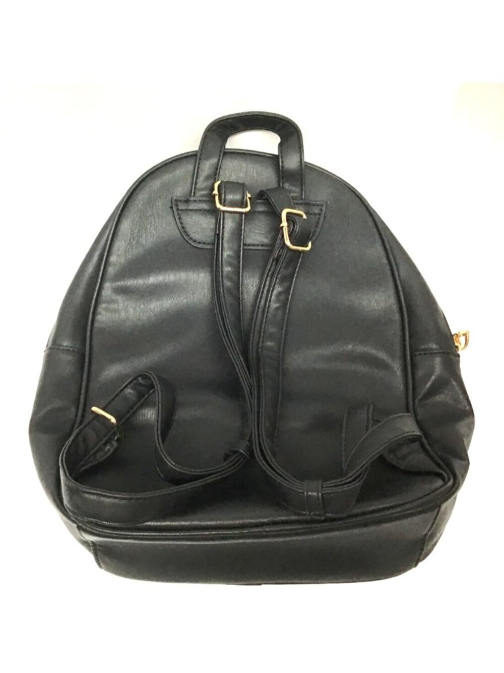 Badgley Mischka Quilted Black Backpack Purse - Picture 2 of 9